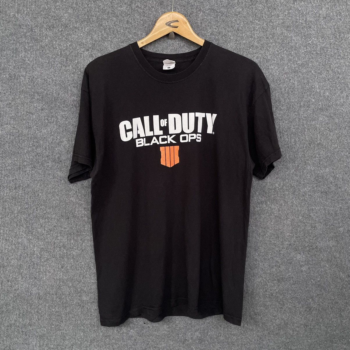 Vintage Y2k Call Of Duty Black Ops Video Games Promo T Shirt