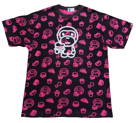Bape Og Baby Milo Junk Food Tee Hoodie, Sweatshirt | FlexRushtees.com