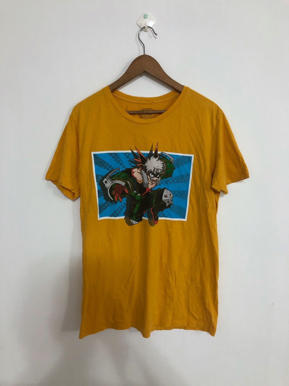 Vintage Anime T Shirt My Hero Acedemia L Akira Evangelion