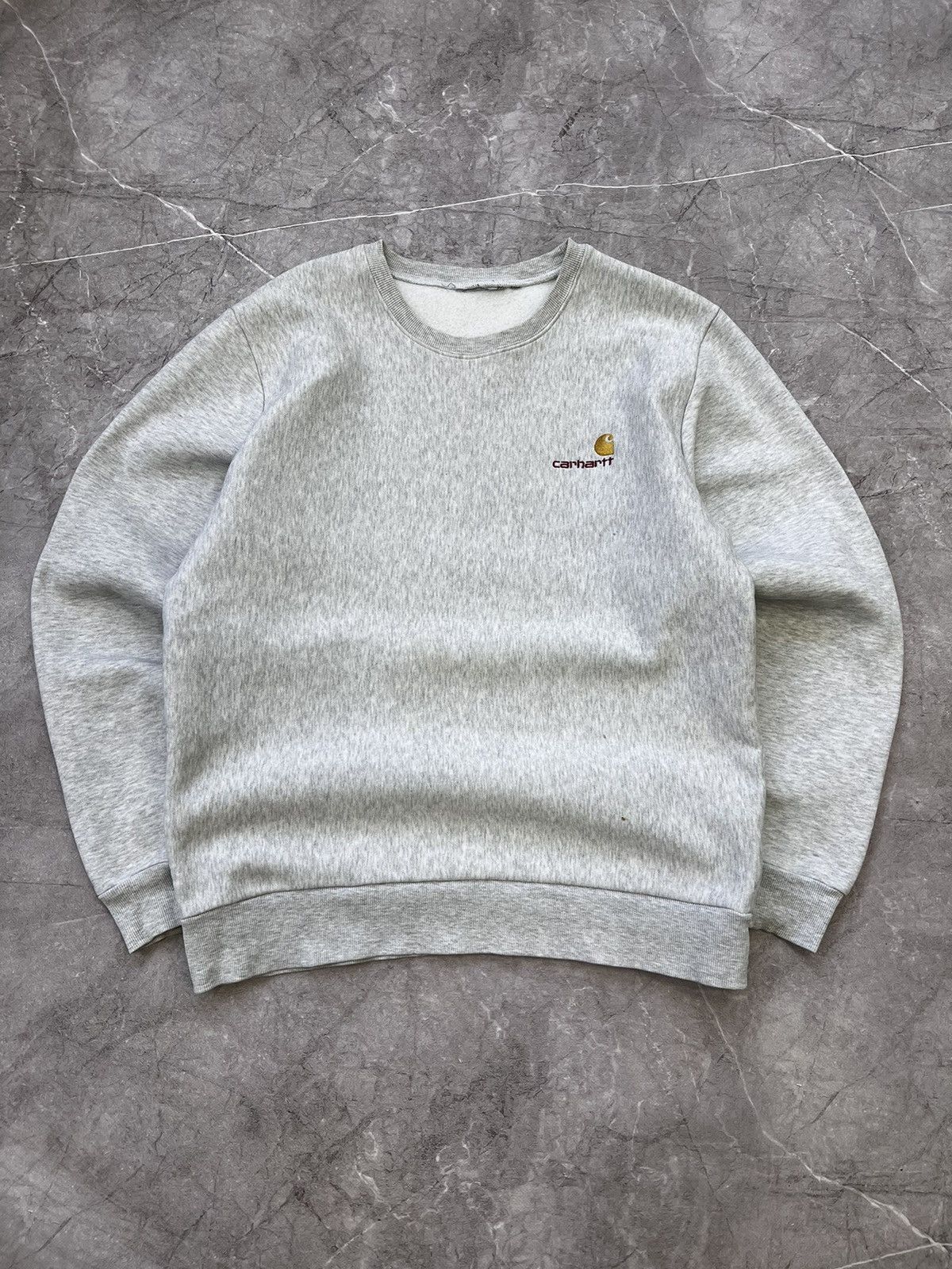 Vintage Carhartt Sweatshirt Work Wear Trashed 90s Y2k