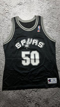 Nba X Vintage Vtg 90 S San Antonio Spurs David Robinson Champion Jersey