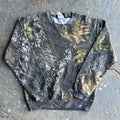 Vintage Y2k Youth Jerzees Realtree Camo Crewneck Sweatshirt