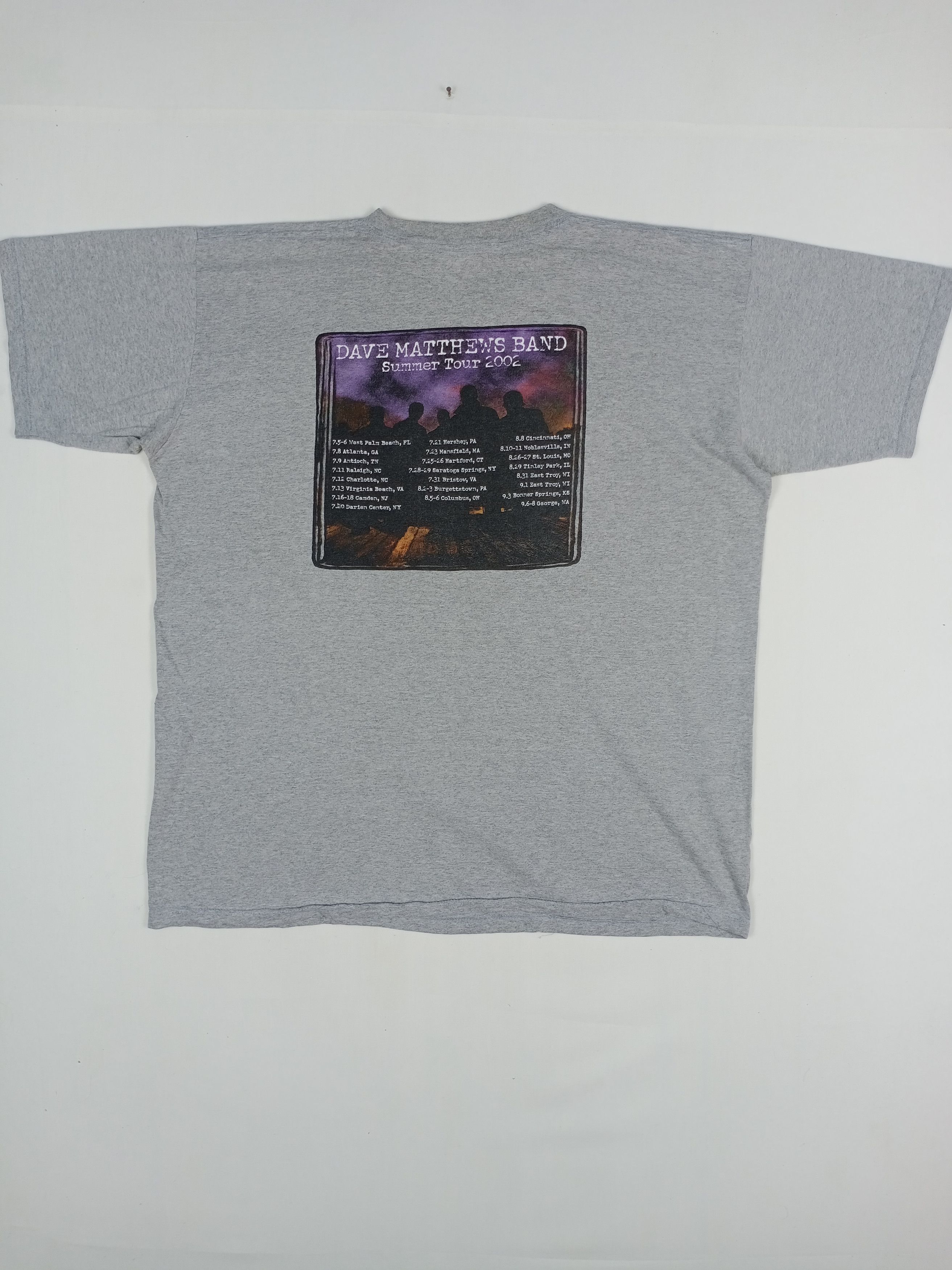 Vintage Dave Matthews Summer Tour T Shirt Hoodie, Sweatshirt | FlexRushtees.com