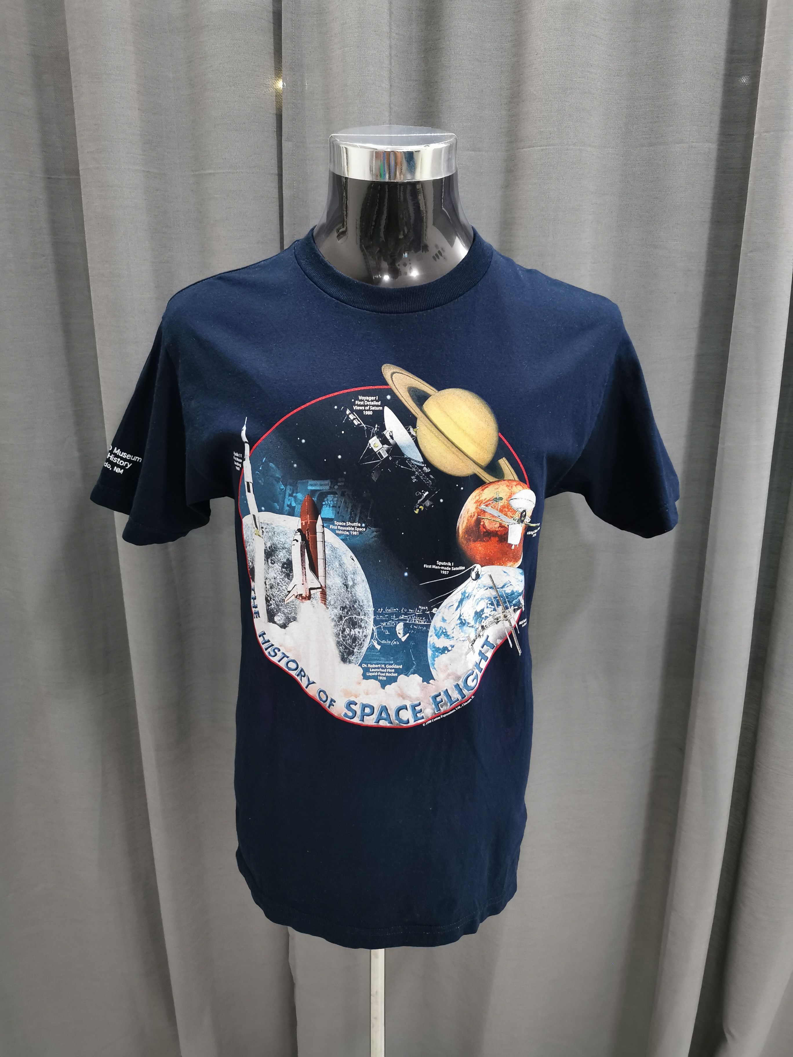 Vintage 98 The History Of Space Flight T Shirt