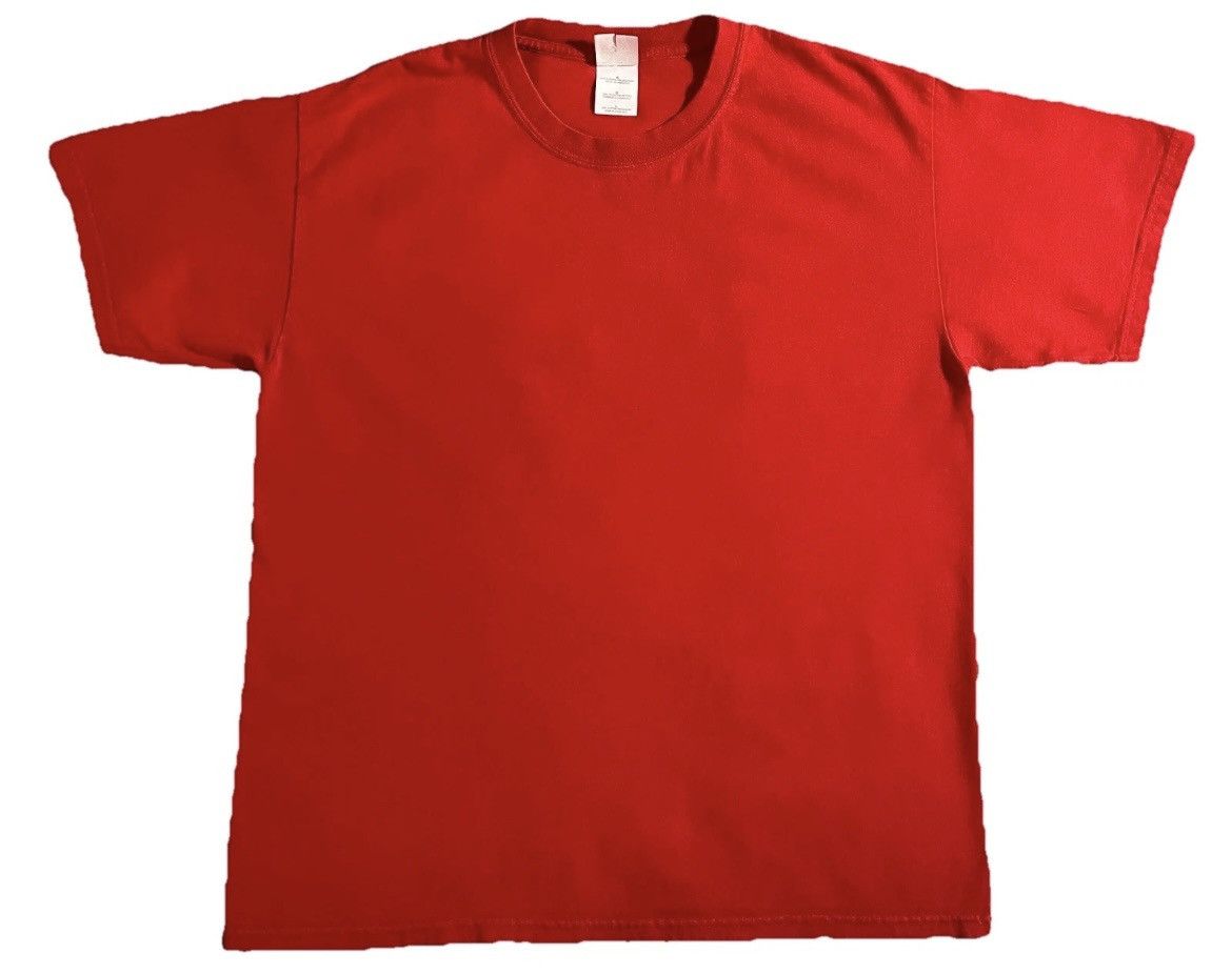 Vintage 90s 2000s Blank T Shirt Red Size Large