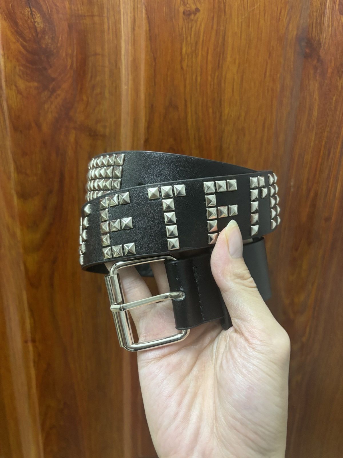 Other Black Shining Studded Belt