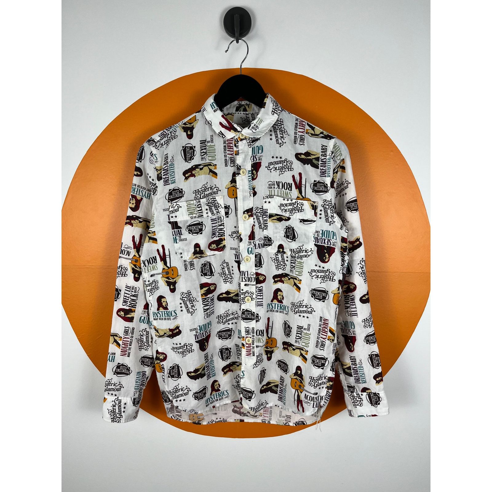 Glamour Hysteric Glamour Shirt Monogram Japanese Designer Streetwear Hoodie, Sweatshirt | FlexRushtees.com