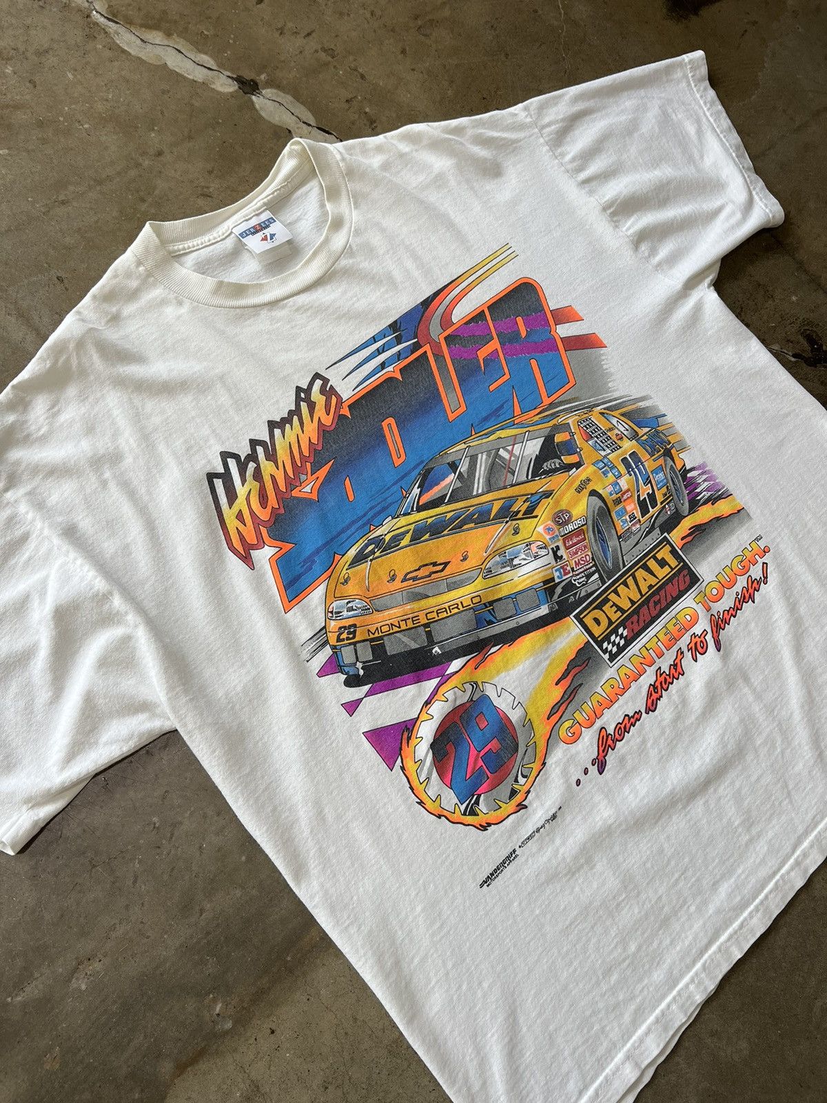 Vintage 1998 Hermie Sadler Dewat Racing Tee Hoodie, Sweatshirt | FlexRushtees.com