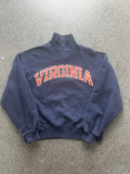 Vintage 90s Russell Virginia Sweatshirt Turtleneck Boxy