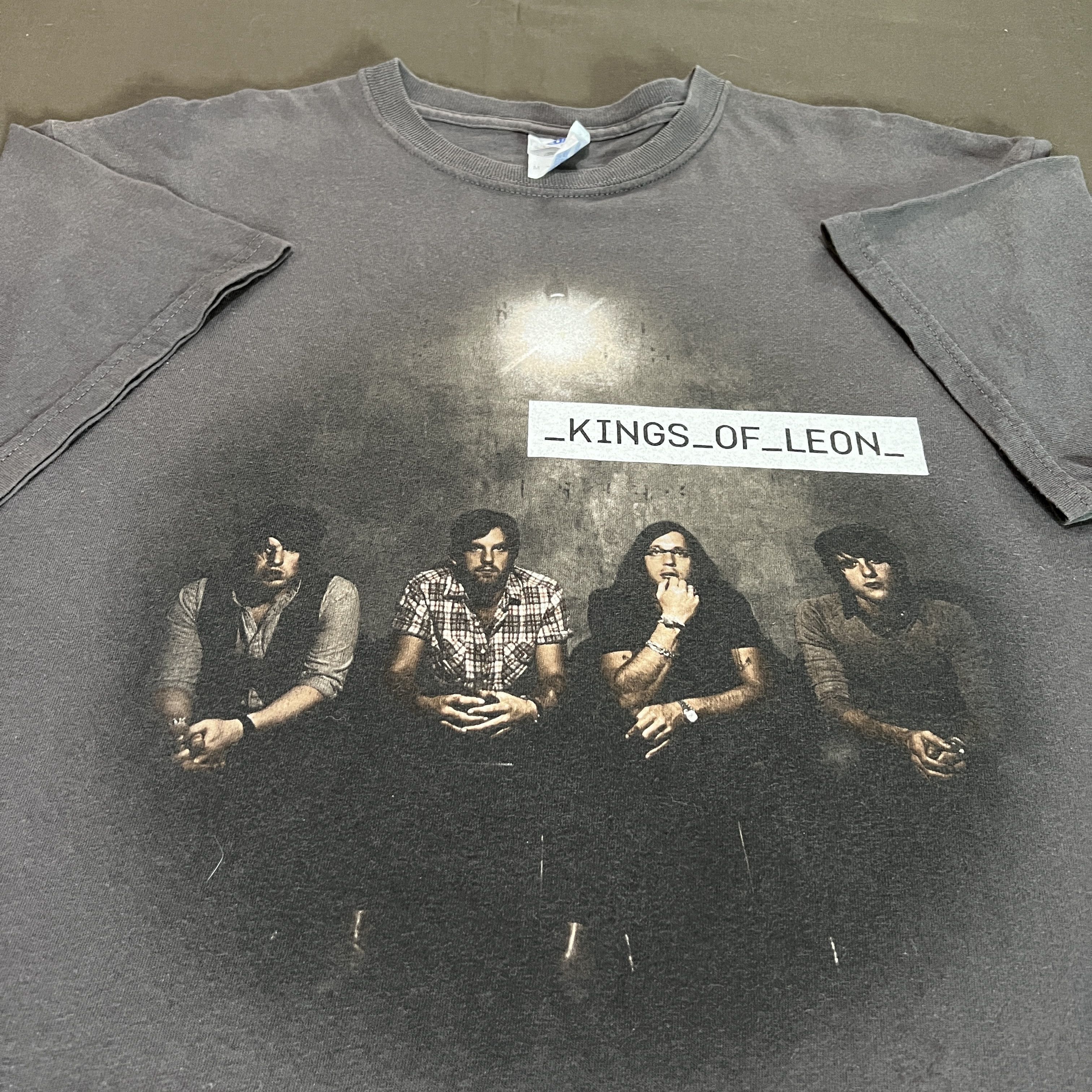 Band Tees Kings Of Leon Tour 2009 Promo Tee Alternative Rock Hoodie, Sweatshirt | FlexRushtees.com