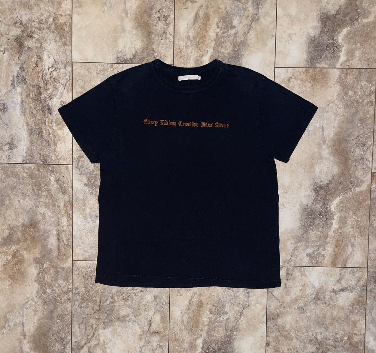 Vlone Off White X Vlone Tee Black Orange Size Small Hoodie, Sweatshirt | FlexRushtees.com