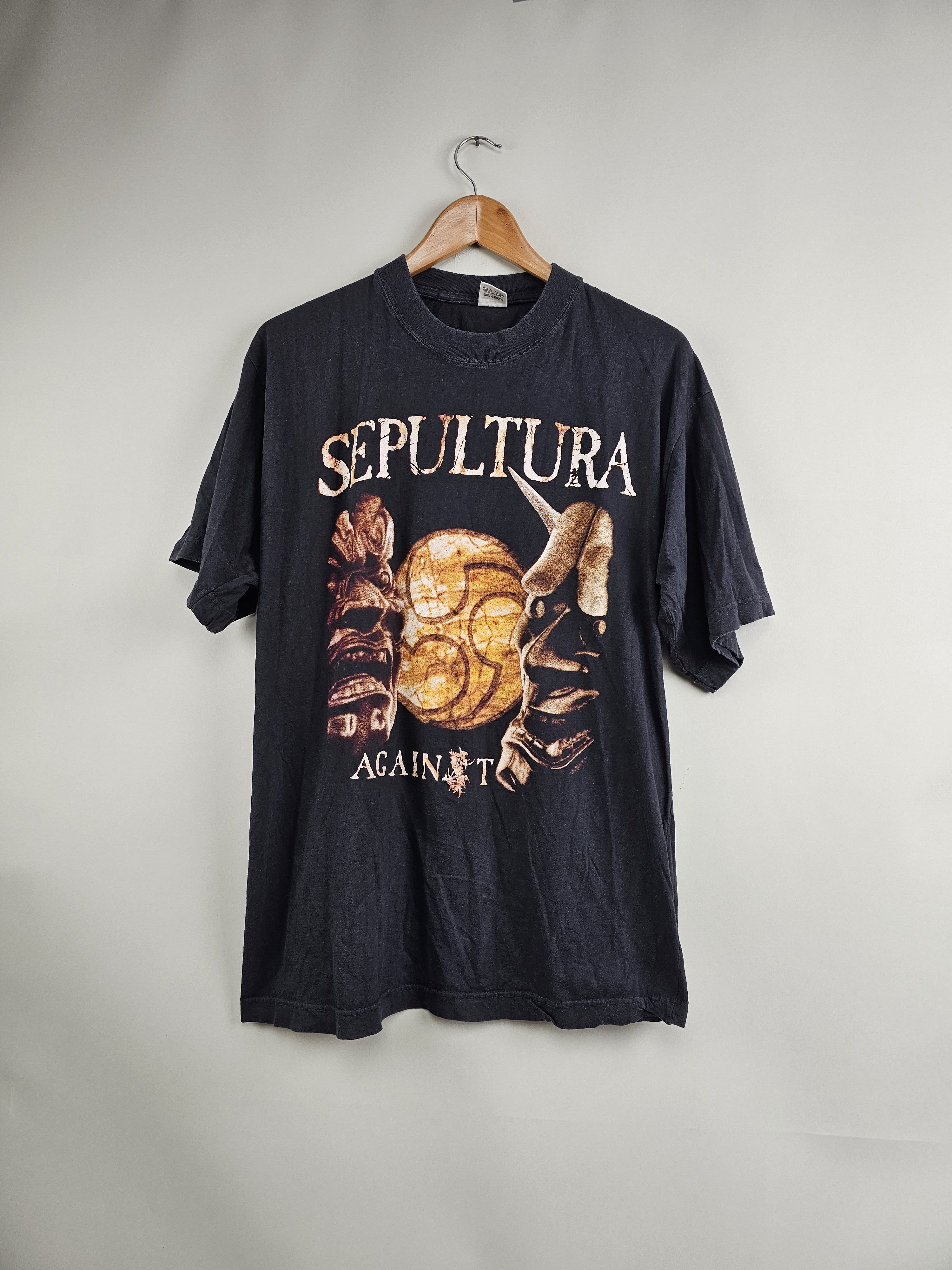 Vintage 90s Sepultura Against Roots Metal Vintage Xl 22 28 T-Shirts, Hoodie, Sweatshirt | FlexRushtees.com