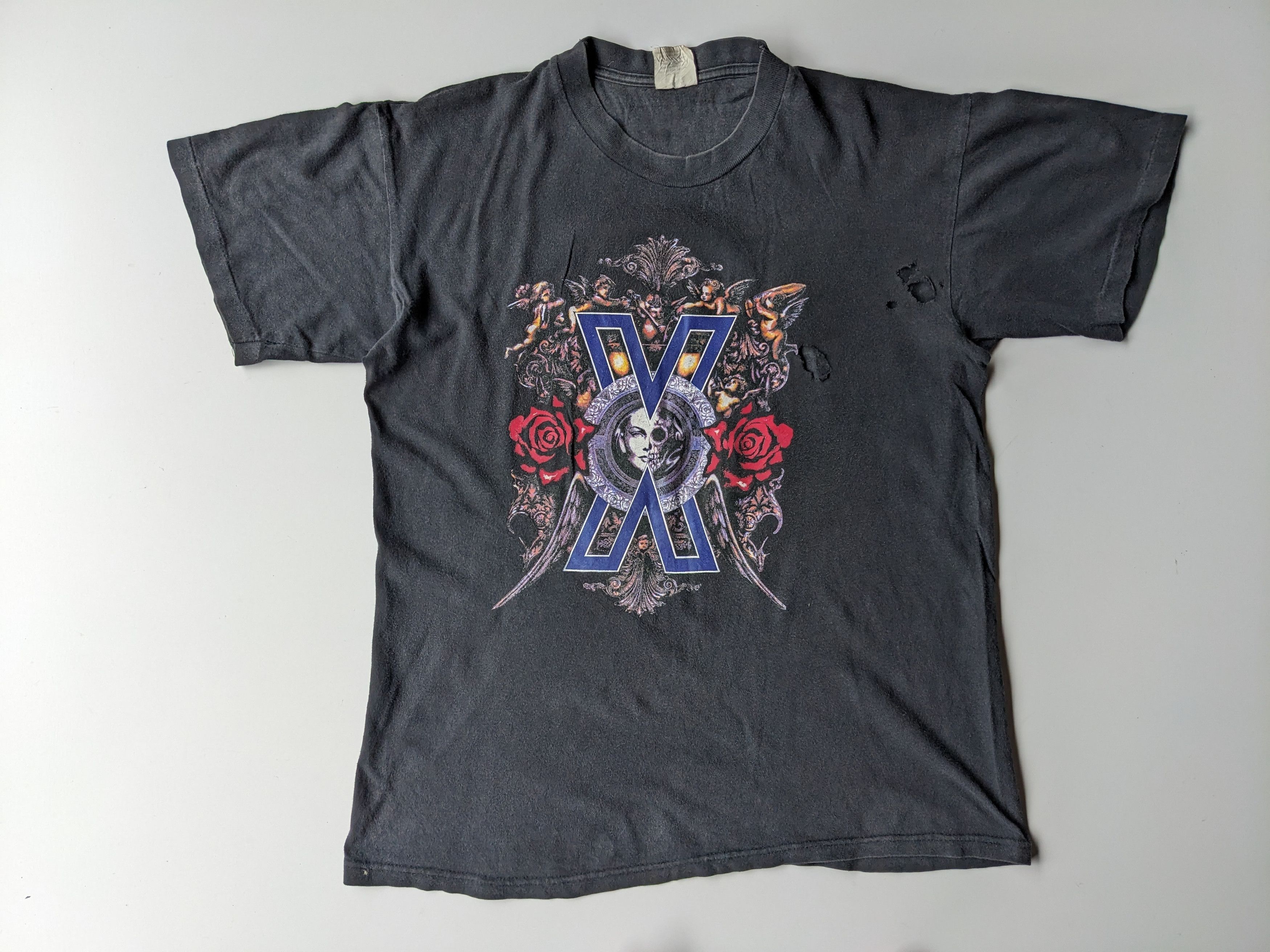 Vintage Distressed X Japan Staff Tour 1991 Band Tee Hoodie, Sweatshirt | FlexRushtees.com