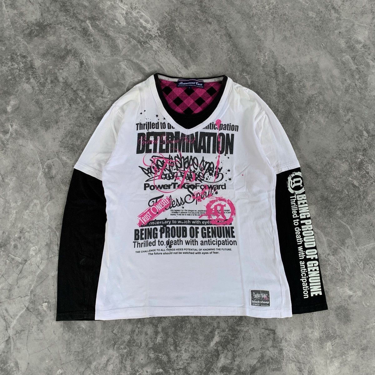 Japanese Brand Beaumont Carr Poem Double Layerd Ifsix Lgb Style Tshirt Hoodie, Sweatshirt | FlexRushtees.com