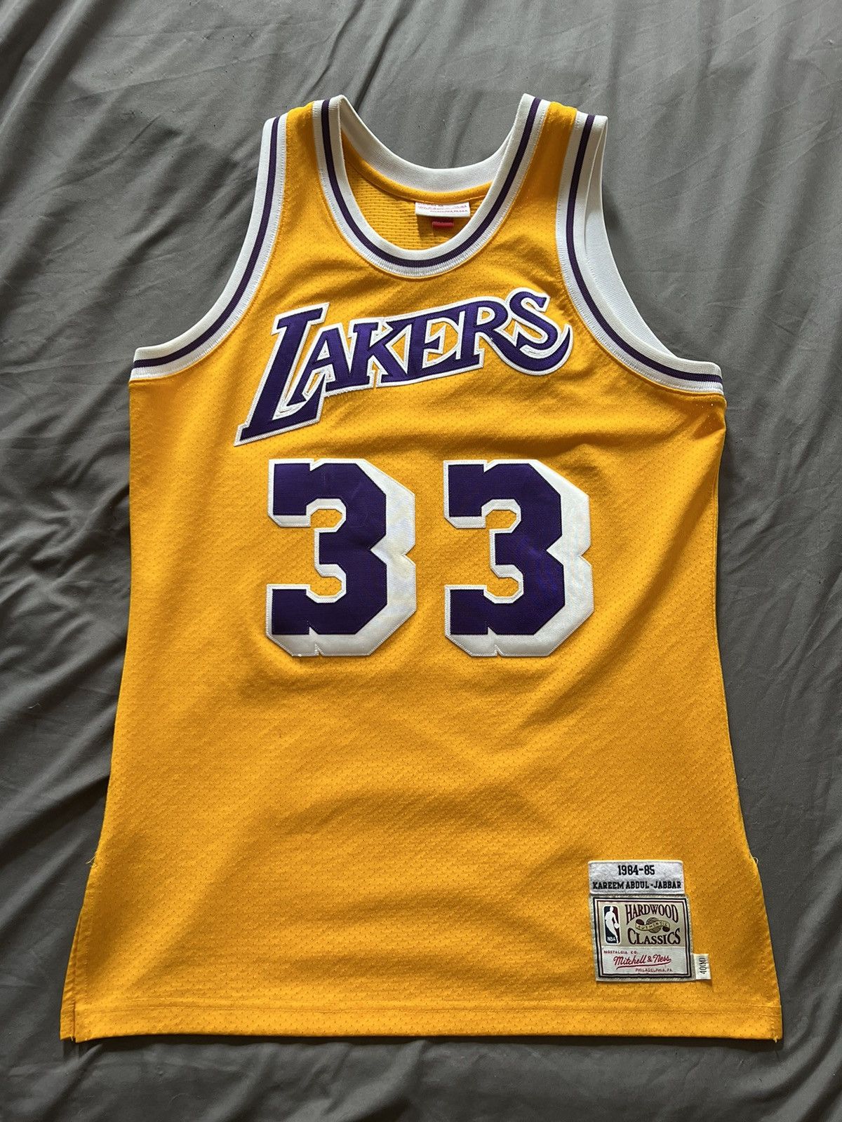 Nba Kareem Abdul Jabbar M N Authentic Size 40
