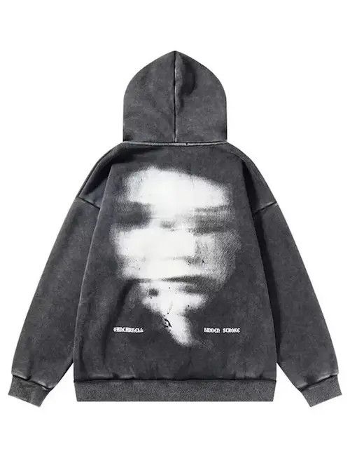 Japanese Brand Hoodie Vintage Double Face Printed Hoodie T-Shirts, Sweatshirt | FlexRushtees.com