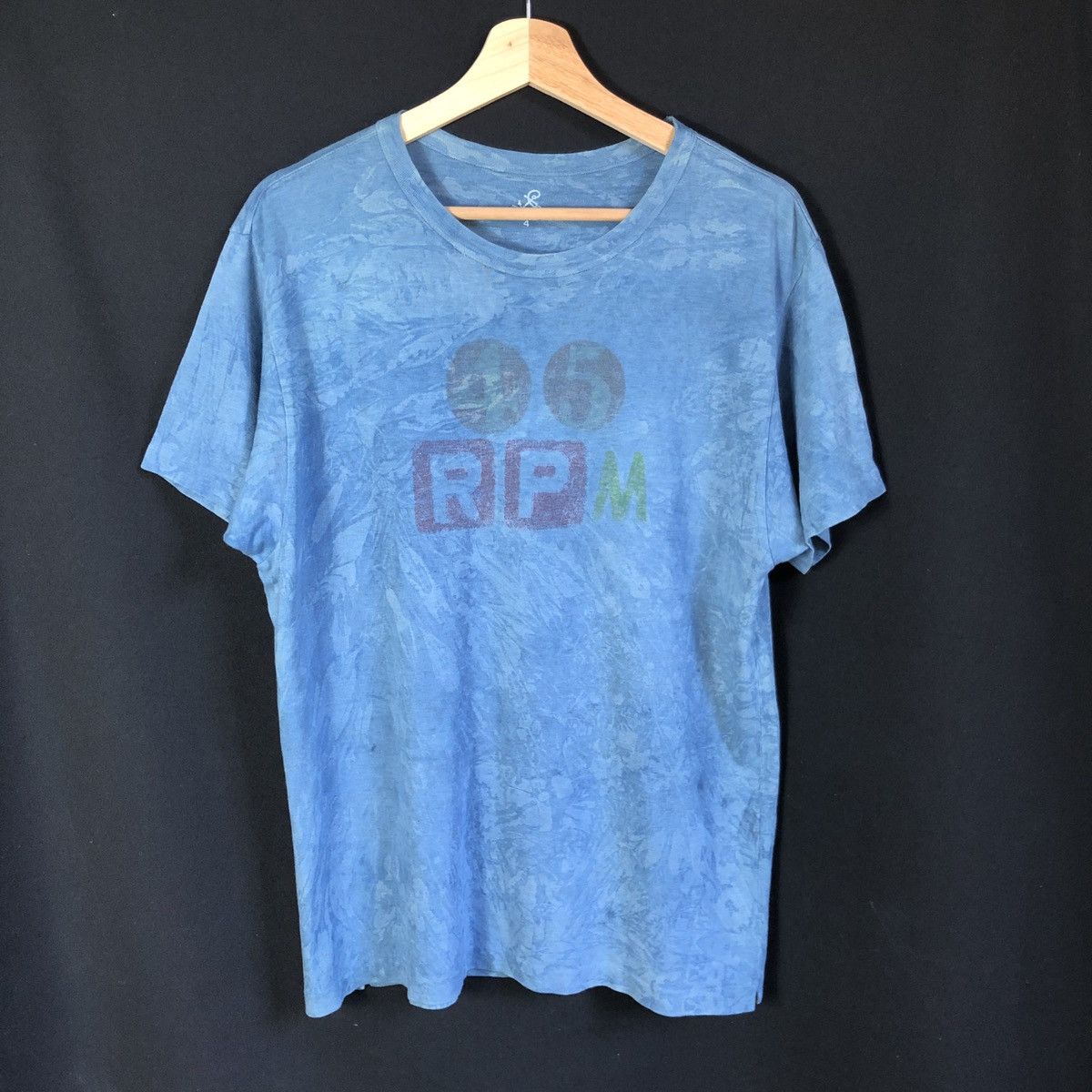 Designer X Japanese Brand Rare 45rpm Psychedelic Tie Dye Tshirt