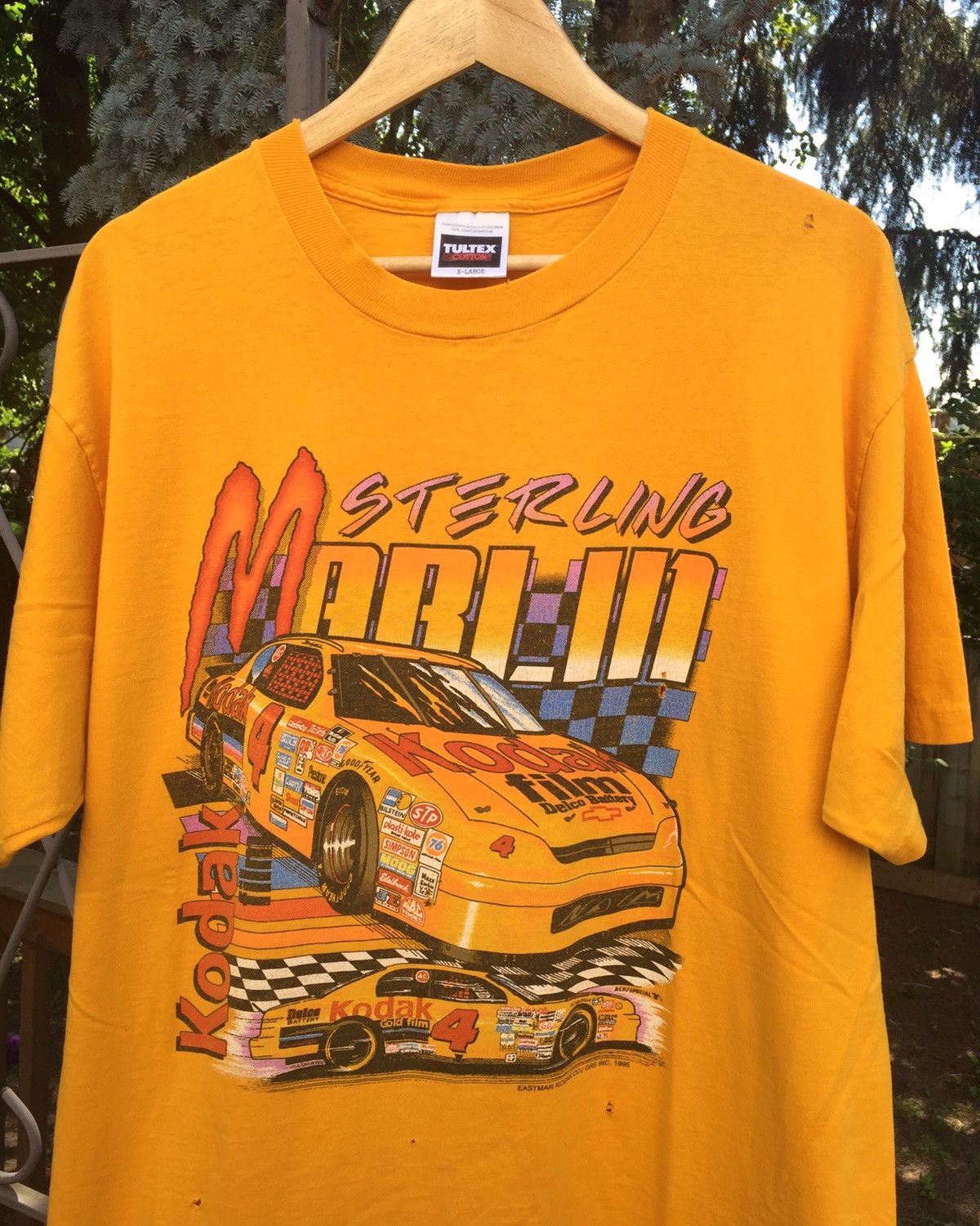 Vintage 1995 Sterling Marlin Racing Tee Hoodie, Sweatshirt | FlexRushtees.com
