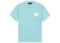 Amiri Logo Tee Aqua Lightly Worn Hoodie, Sweatshirt | FlexRushtees.com