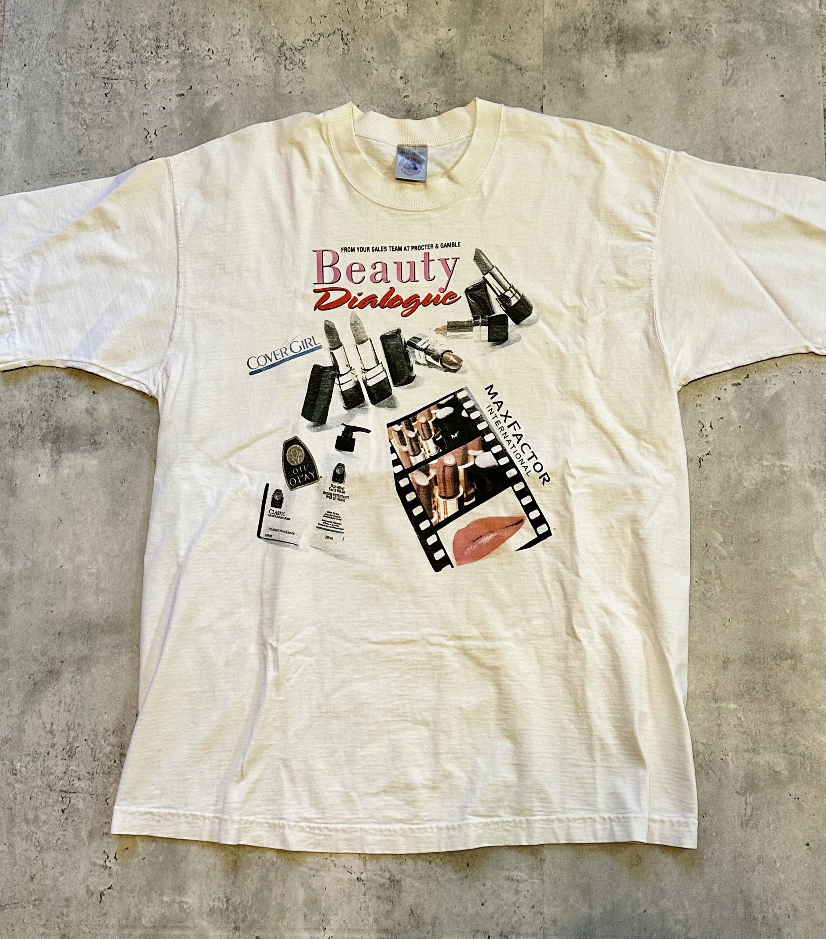 Vintage Very Rare Covergirl Beauty Dialogue Promo Shirt