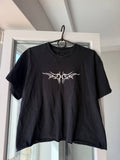 Vintage Distressed Tribal Rave Tee Anarchy Distressed