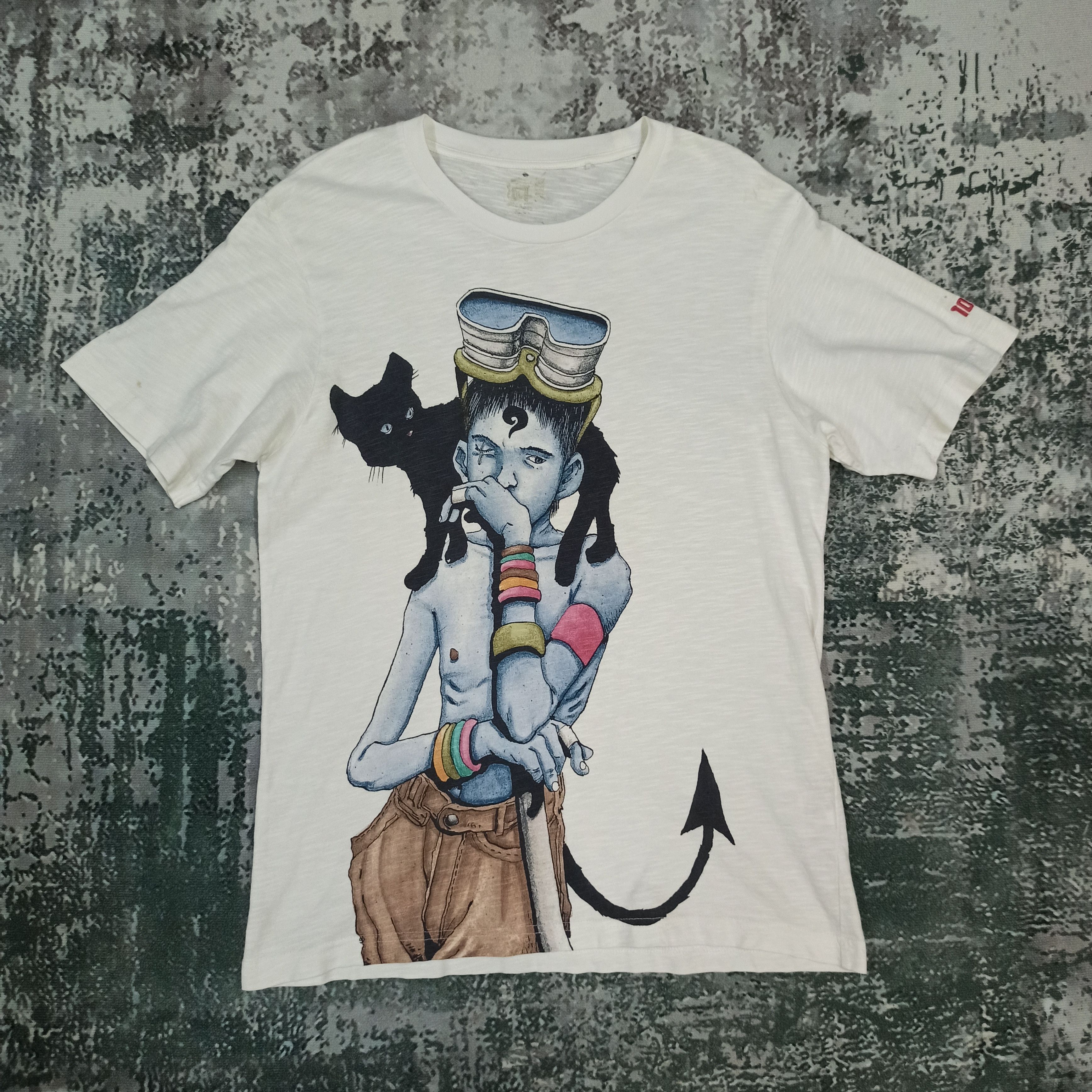 Vintage Anime Tekkonkinkreet Taiyou Matsumoto Big Print Tee