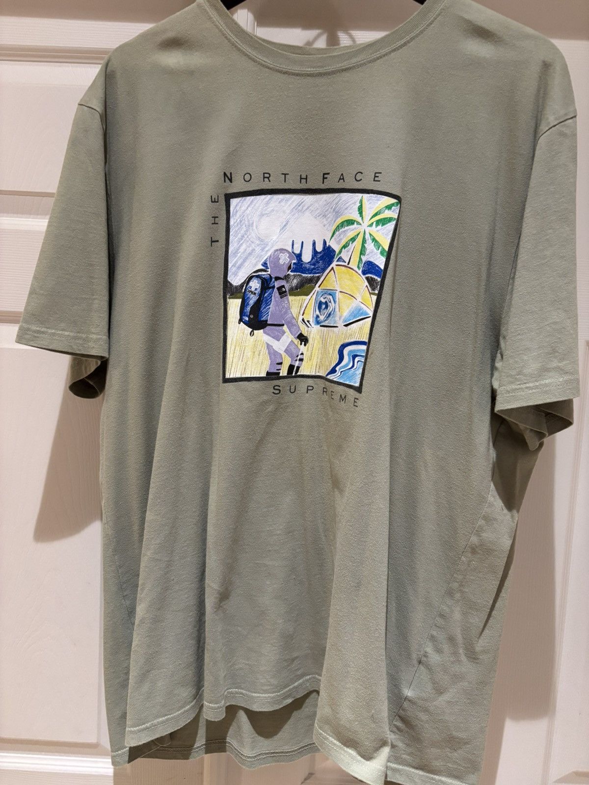 North Face Sketch Tee Xl Sage Hoodie, Sweatshirt | FlexRushtees.com