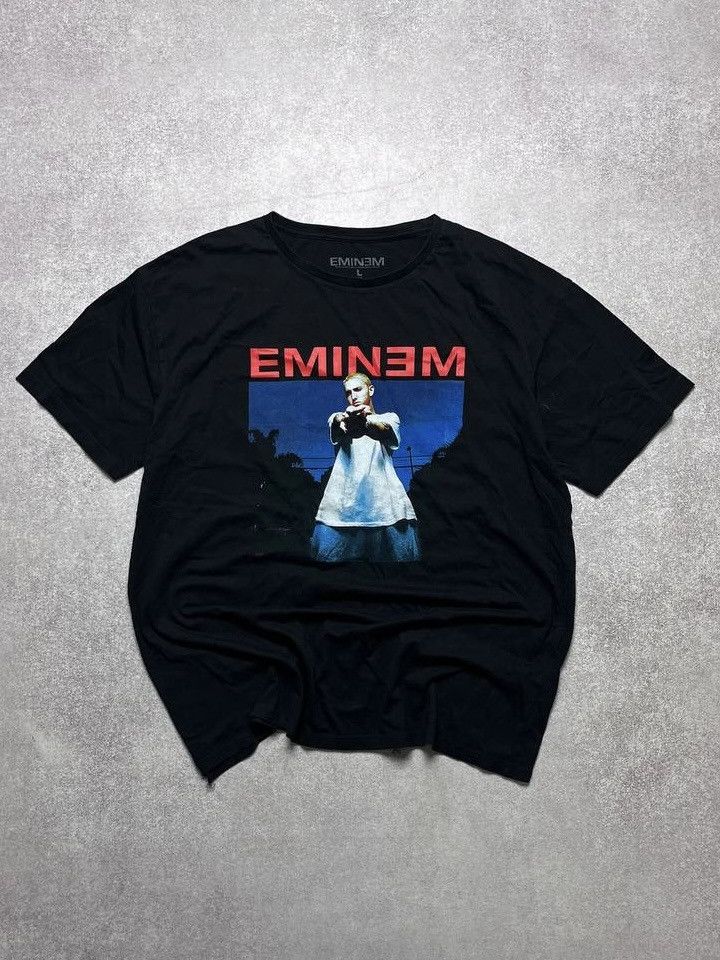 Eminem X Vintage Vintage Eminem Promo Graphic T Shirt L Hoodie, Sweatshirt | FlexRushtees.com