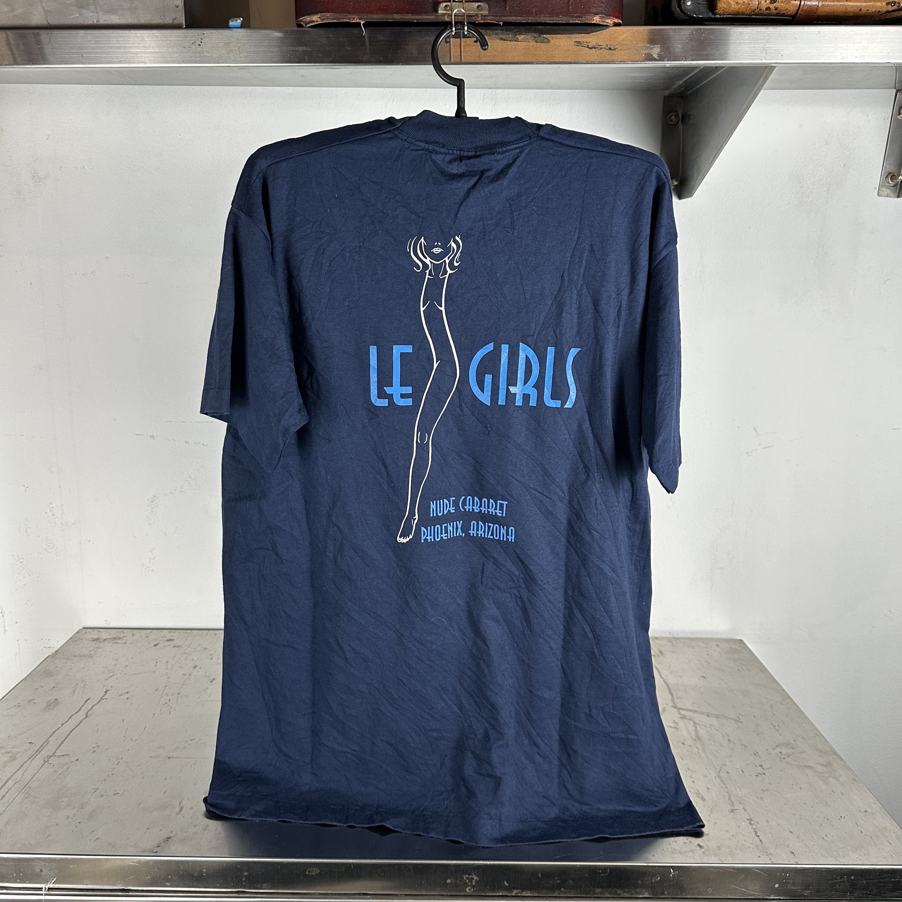 Vintage 90s Le Girls Nude Cabaret Strip Club Promo Xl T Shirt Hoodie, Sweatshirt | FlexRushtees.com