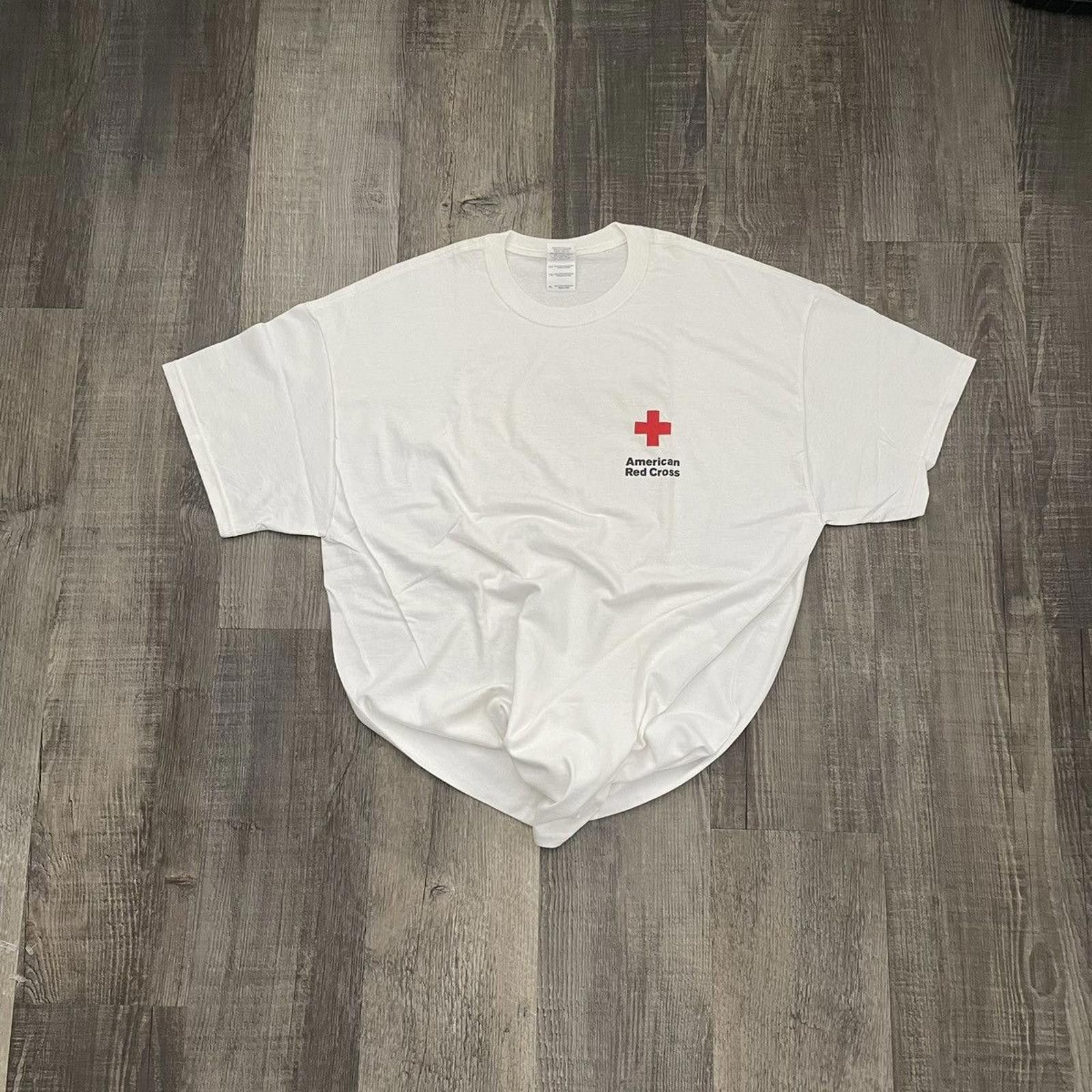 Gildan Vntg Red Cross Pre Shrunk Tee Xl Hoodie, Sweatshirt | FlexRushtees.com