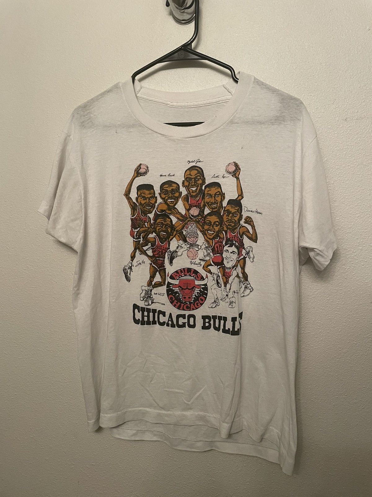 1989 Vintage Sample Chicago Bulls T Shirt Hoodie, Sweatshirt | FlexRushtees.com