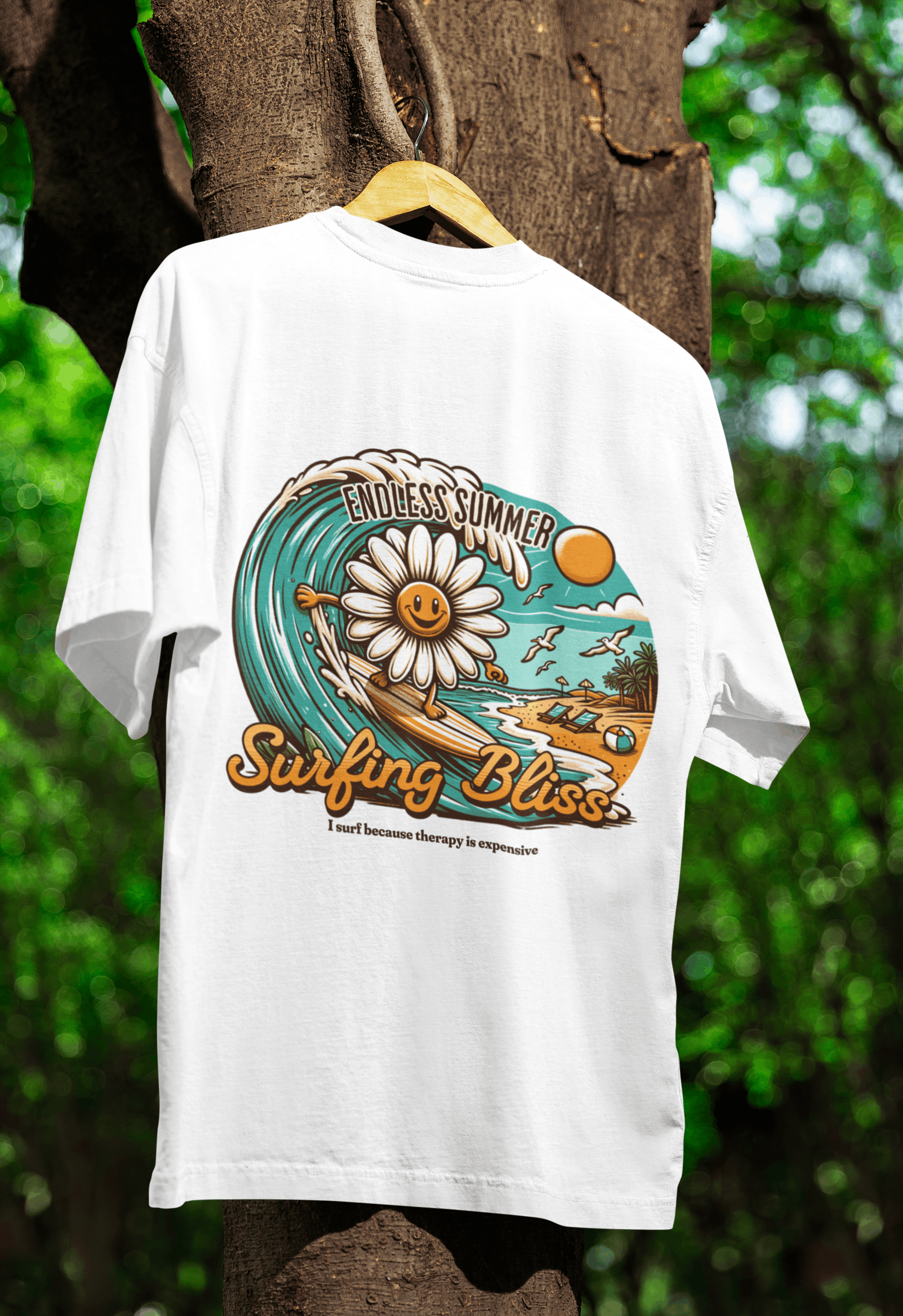 Other Surfing Bliss Endless Summer Beach Tee