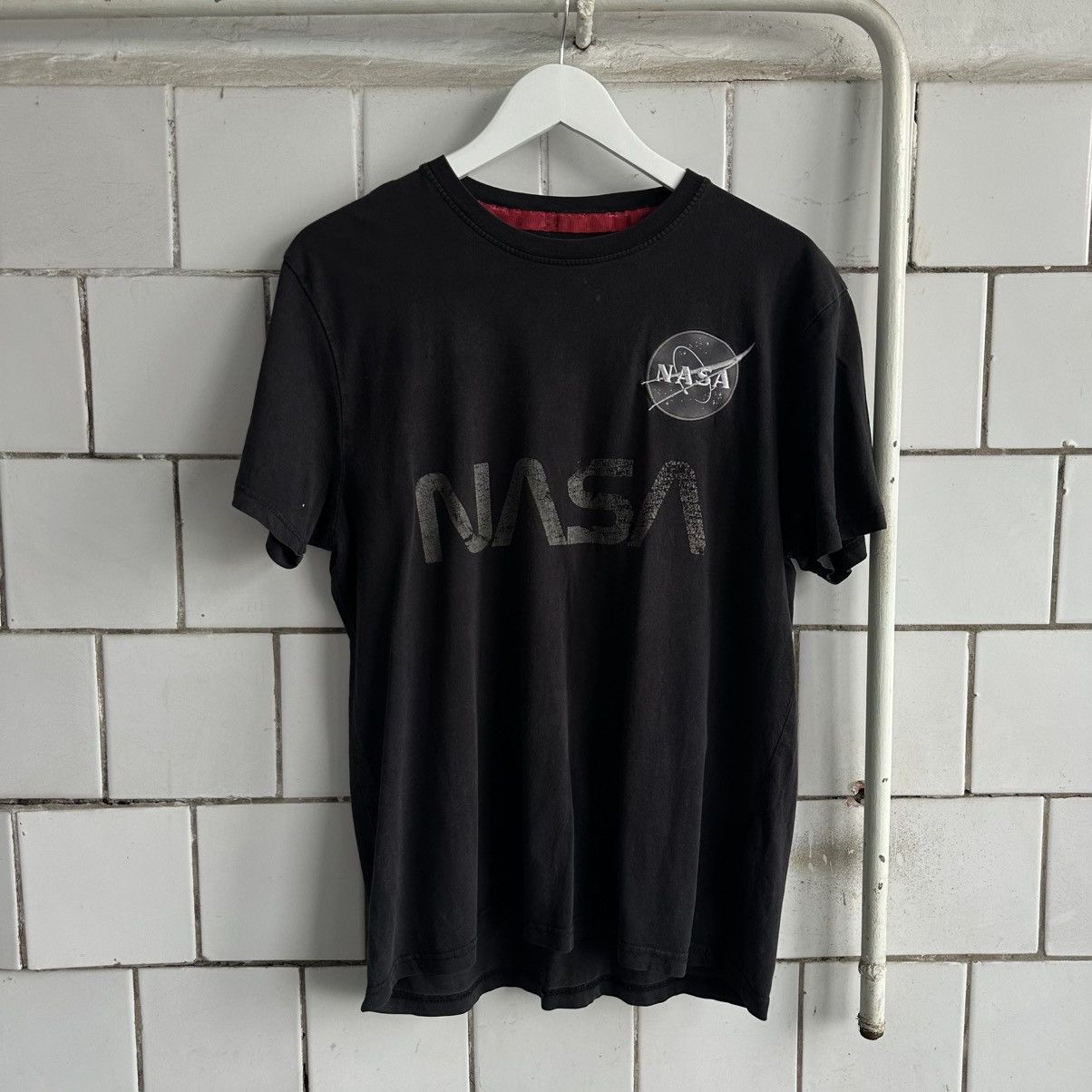 Nasa Vintage Japanese Style Alpha Industrial Nasa T Shirts Used