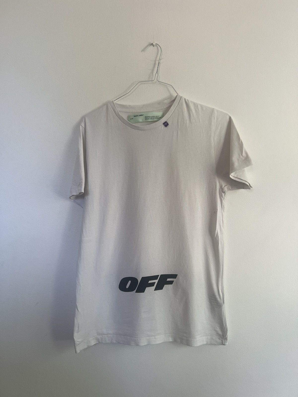 White Off White Wings Logo Tee Hoodie, Sweatshirt | FlexRushtees.com