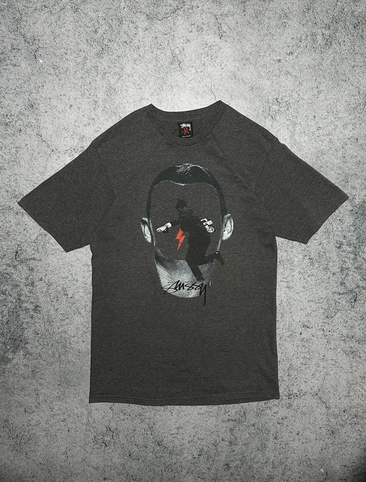 Vintage 2000s Stussy Head Tee