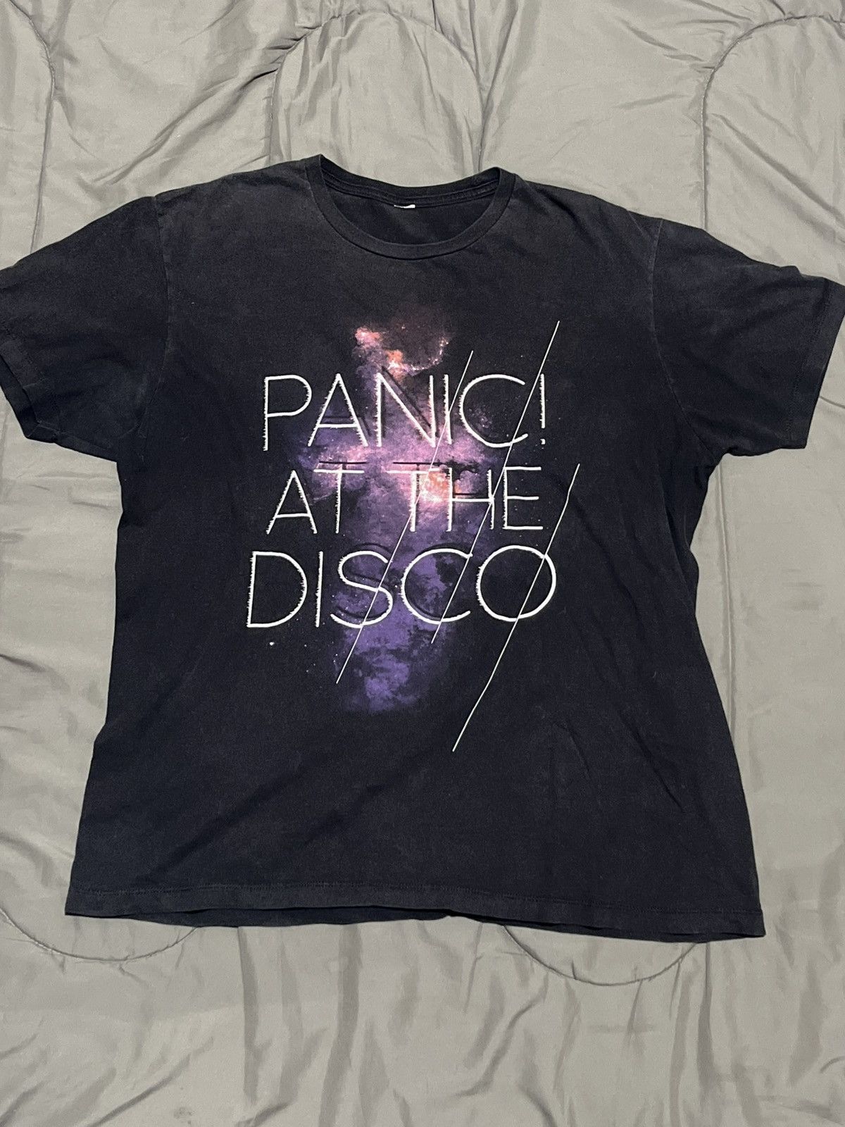 Band Tees Black 2000s Panic At The Disco Tee Hoodie, Sweatshirt | FlexRushtees.com