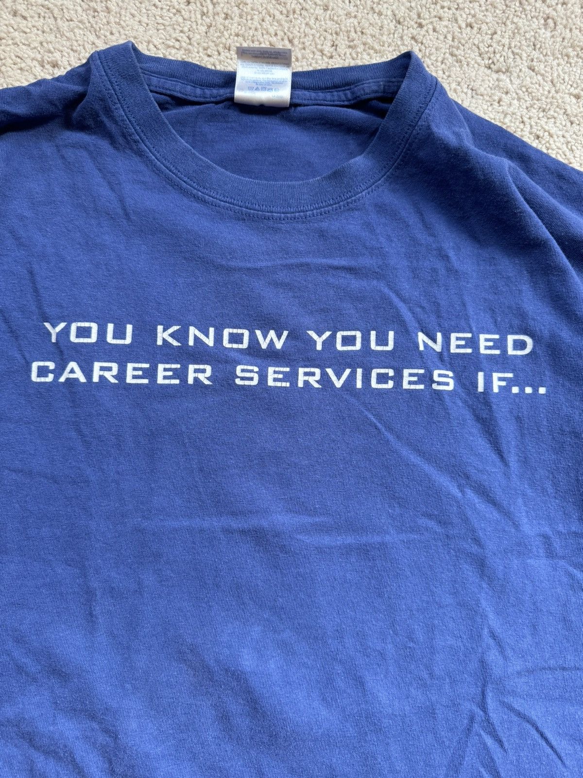 Vintage Funny Wheaton College Shirt Blue Large Hoodie, Sweatshirt | FlexRushtees.com
