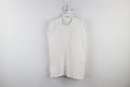 Vintage 50s 60s Streetwear Blank Muscle T Shirt White Usa