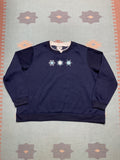 Vintage Sweatshirt Snowflake Embroidered 3xl Winter Holiday T-Shirts, Hoodie | FlexRushtees.com