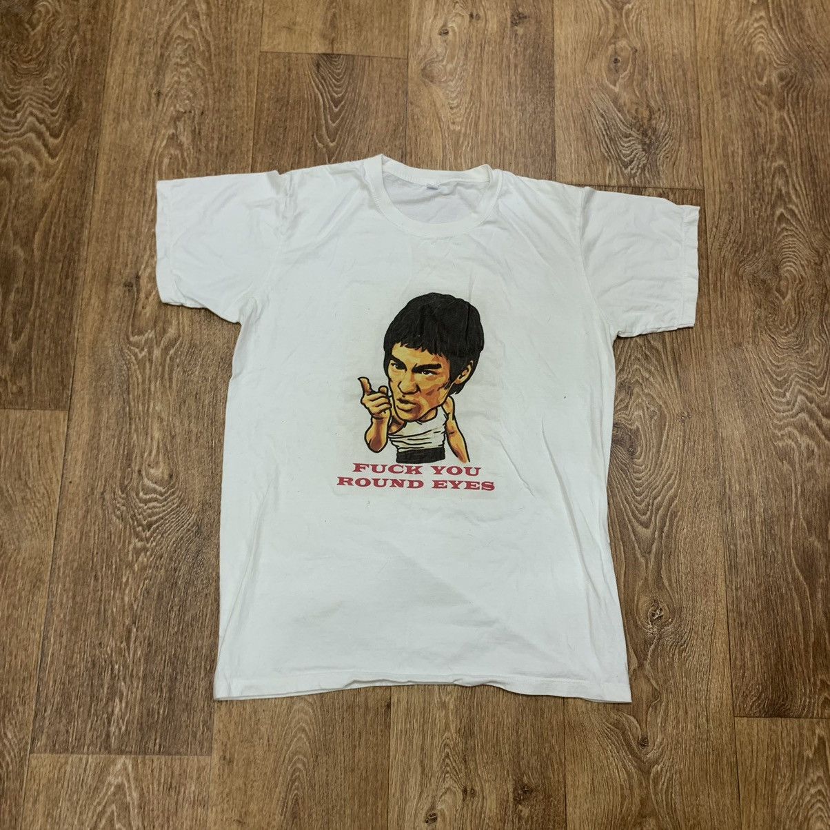 Vintage 90s Adult Humor Tee Bruce Lee T Shirt Streetwear Hoodie, Sweatshirt | FlexRushtees.com