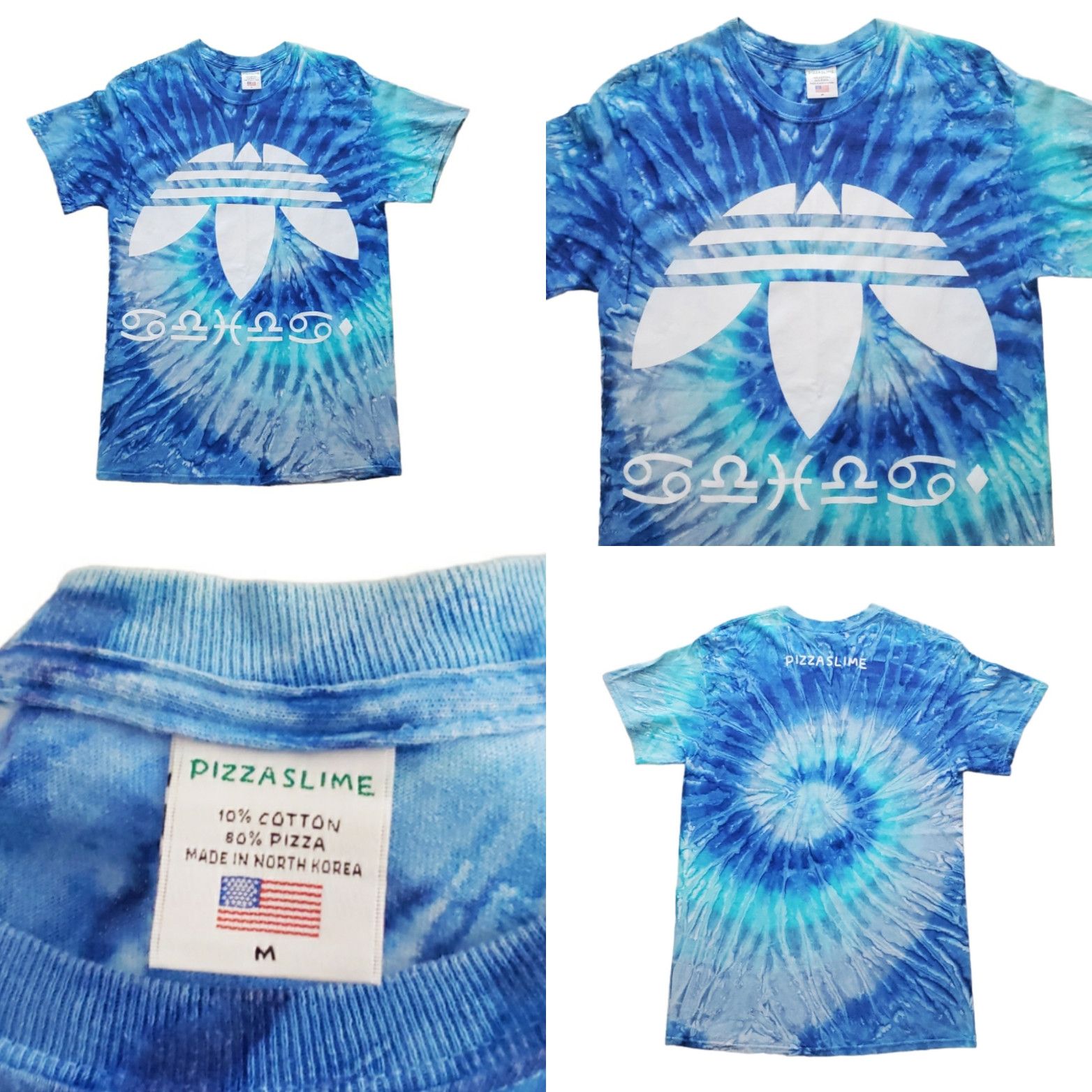 Adidas Trefoil Wingdings Tie Dye Graphic