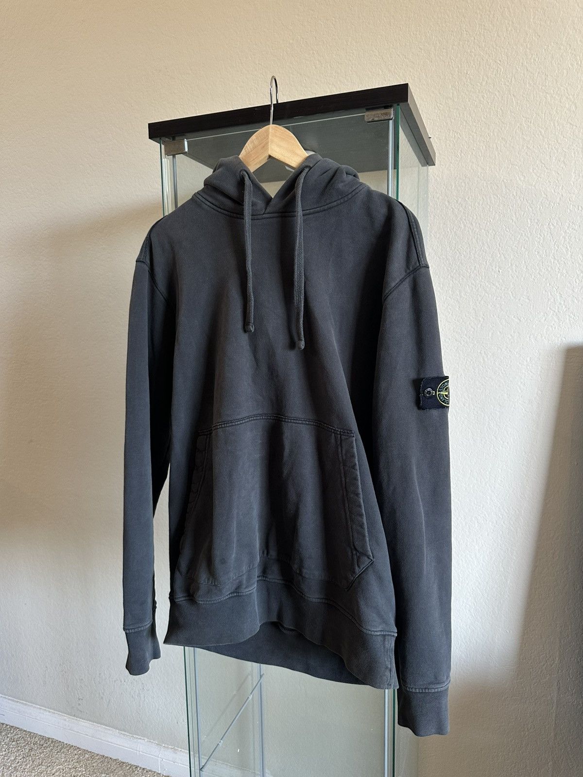 Stone Island Black Dark Grey Stone Island Sweatshirt T-Shirts, Hoodie | FlexRushtees.com
