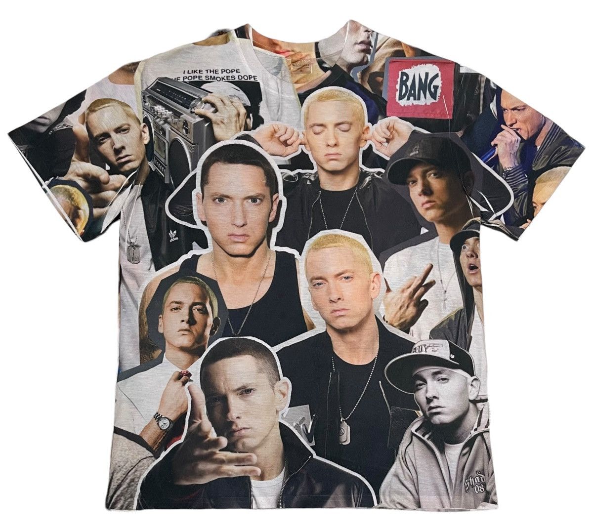Eminem X Rap Tees Y2k Eminem Slim Shady Faces Inspired Mosquitohead Tee Hoodie, Sweatshirt | FlexRushtees.com