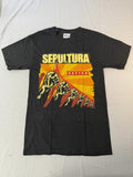 Designer Vtg Sepulura Nation Band T Shirt 2004 Fists Up S Hoodie, Sweatshirt | FlexRushtees.com