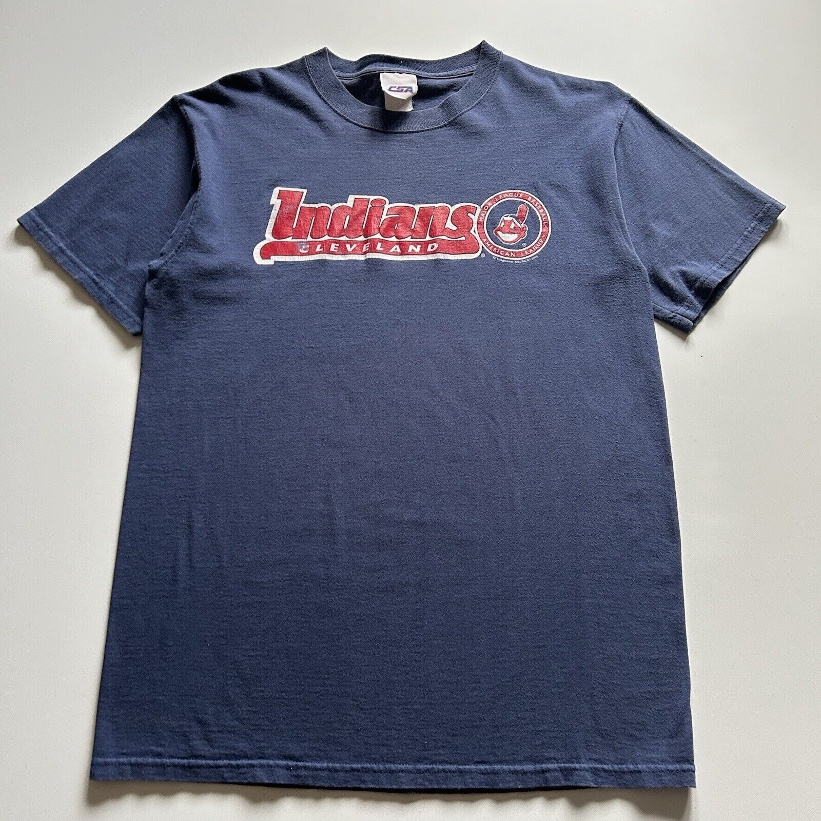 Mlb Vintage Y2k Cleveland Indians Mlb Graphic T Shirt Large Rare Hoodie, Sweatshirt | FlexRushtees.com