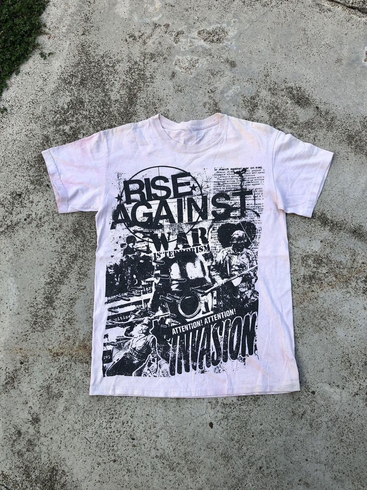 Band Tees Rise Against Bleached Band Tee Hoodie, Sweatshirt | FlexRushtees.com