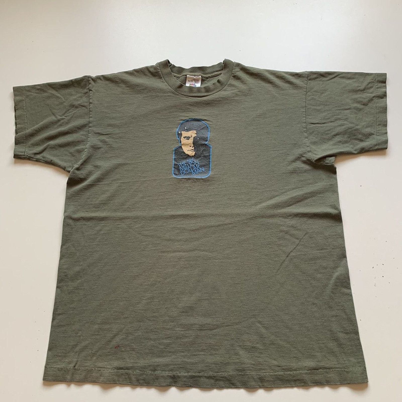 Vintage 90s The Six Million Dollar Man T Shirt Large Anvil