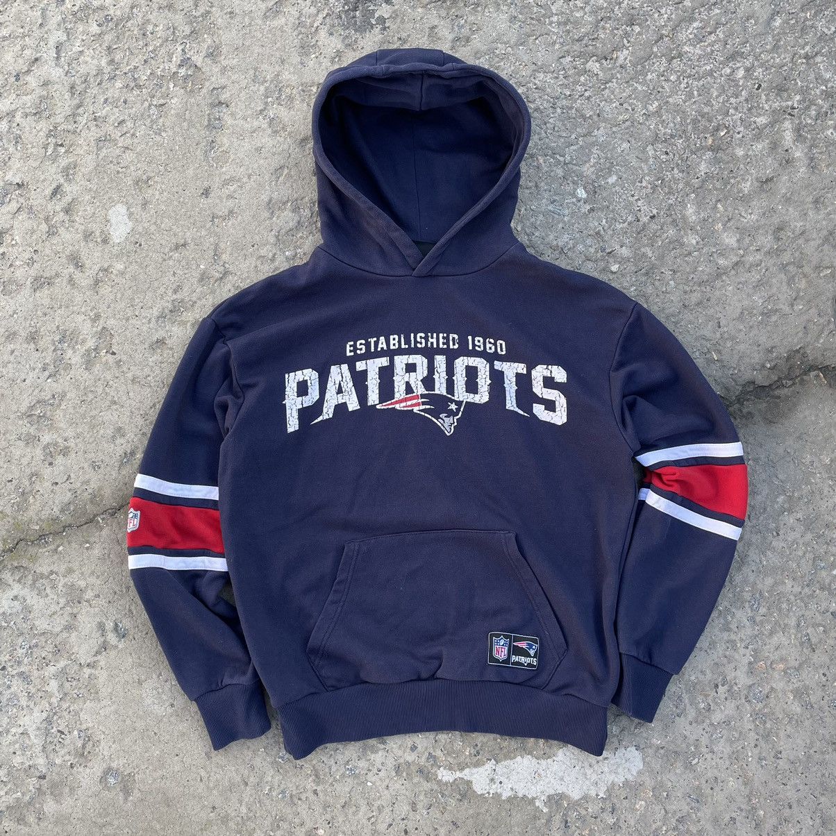 Vintage Hoodie Patriots Rugby Sweater Big Logo 90s Y2k