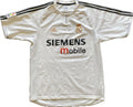 Other Real Madrid Men Jersey Medium White Logo Home 2003 2004