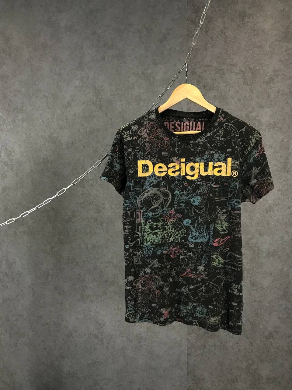Desigual Designer Crazy Art Tee Hoodie, Sweatshirt | FlexRushtees.com